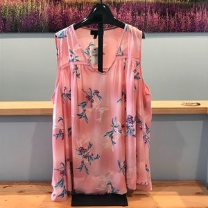 Pink Lane Bryant sleeveless blouse. Size 22